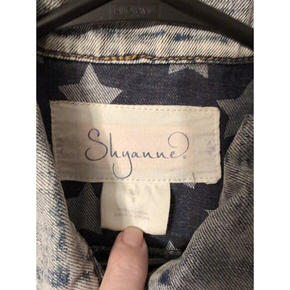 Shyanne Blue Denim Jean Button Up Vest Size S 100% Cotton - Picture 2 of 6
